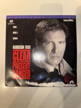 Clear and Present Danger LaserDisc Widescreen Edition